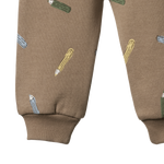 SUNDAY TRACK PANTS | Pencil Print-Extra Img - 3