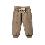 SUNDAY TRACK PANTS | Pencil Print-Web-front
