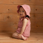 SUNHAT | Red Gingham-Extra Img - 3