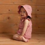 SUNHAT | Red Gingham-Extra Img - 3