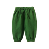 SUNNY PANTS MUSLIN | Fir Green-Web-front