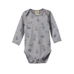MER ESS L/S BODYSUIT | Best Friend Print Merino-Web-front