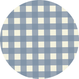 STRETCH JERSEY S/S BODYSUIT | Blue Gingham-Web-swatch