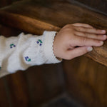 L/S BODYSUIT POINTELLE | Winter Berry Print-Extra Img - 3