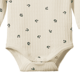 L/S BODYSUIT POINTELLE | Winter Berry Print-Extra Img - 5