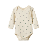 L/S BODYSUIT POINTELLE | Winter Berry Print-Web-front