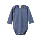 MER ESS L/S BODYSUIT | Vintage Indigo Marl-Web-front