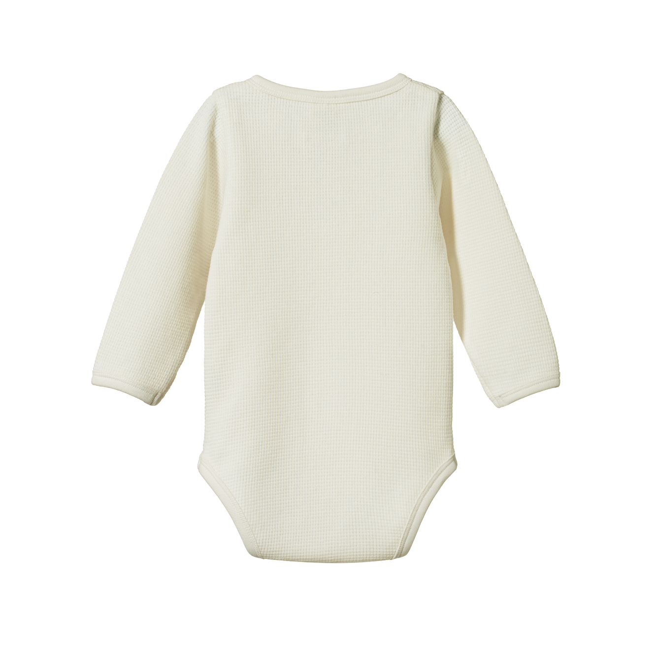 HENLEY L/S BODYSUIT WAFFLE | Natural-Web-hover