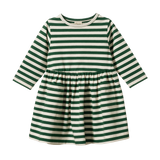 L/S TWIRL DRESS | Eden Sea Stripe-Web-front