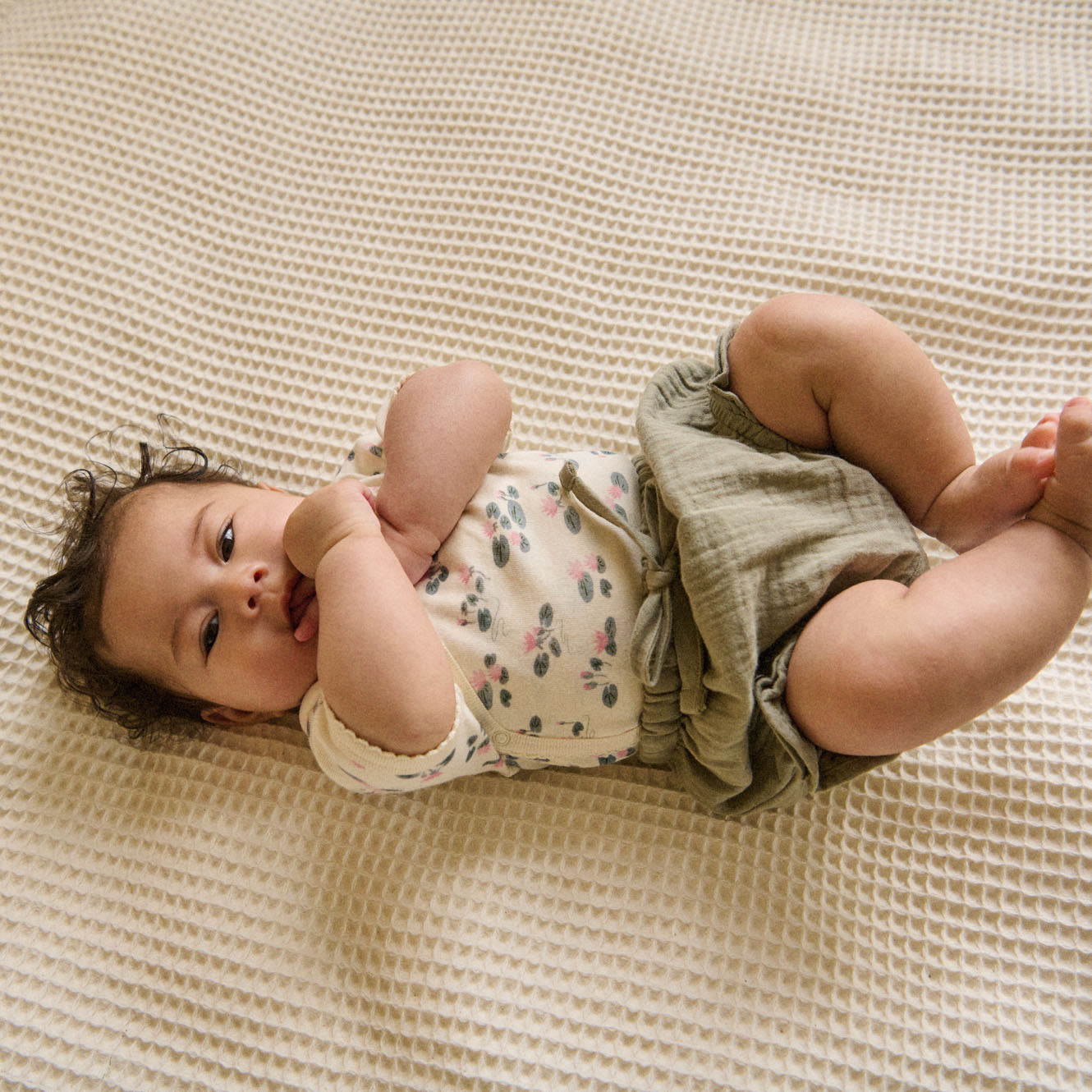 WAFFLE BLANKET | Natural-Web-hover