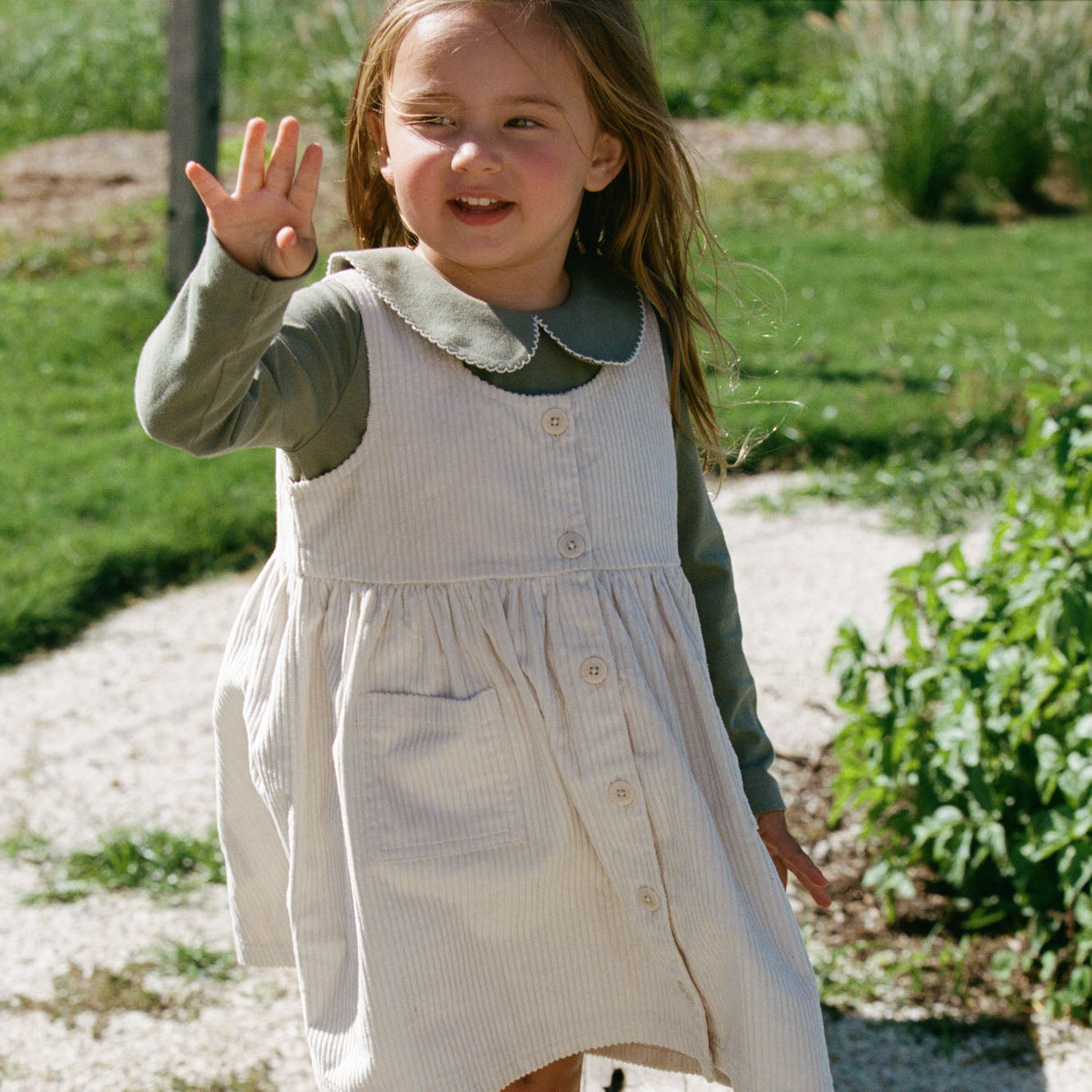 WILLA PINAFORE | Ecru-Extra Img - 3
