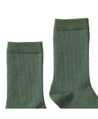 Wool Rib Socks